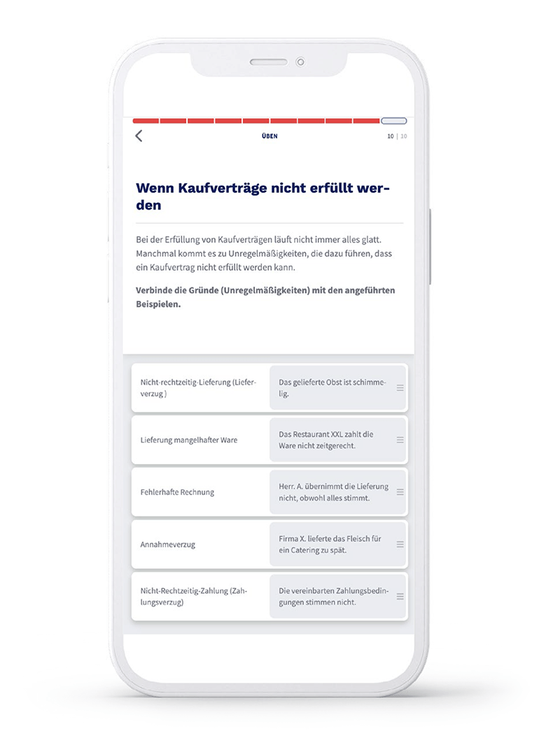 Aufgabenformat: Zuordnung Aufgabenformat: Zuordnung