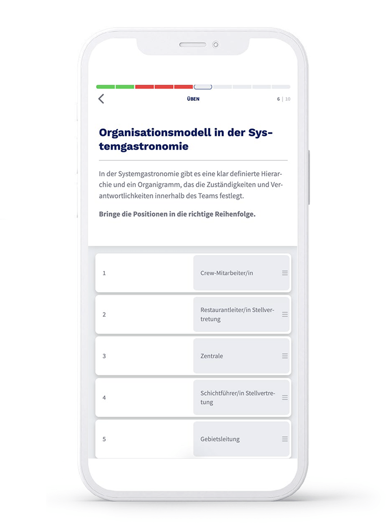 Aufgabenformar: Reihung Aufgabenformar: Reihung